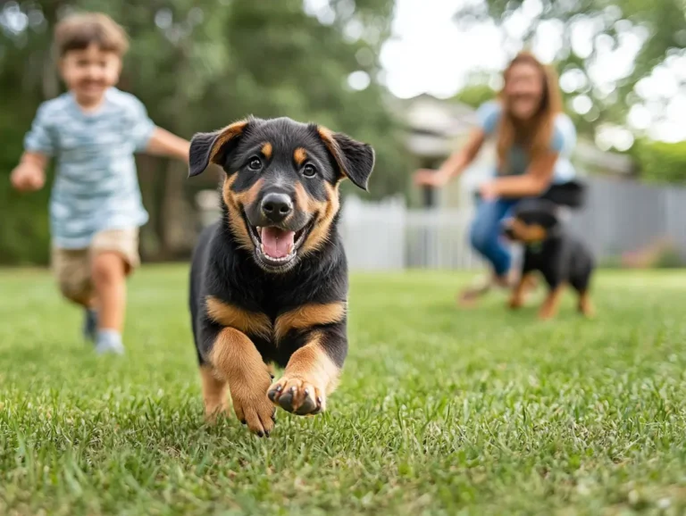 German Shepherd Rottweiler mix puppy